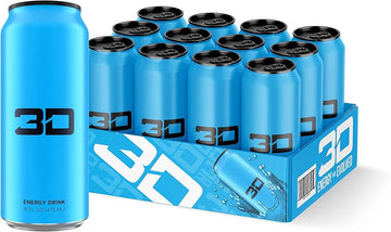 3D Energy Drink case of 12 blue | Megapump